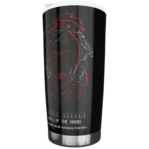 R.I.P.PLE Effect Rules of the Road Book Cover (bandage)cover) Tumbler 20oz