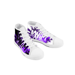 S56 Ying Yang Purplicious Purple Kids Mini High Top Classics