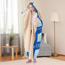 Load image into Gallery viewer, Dr. Kindness Patchwork Hooded Blanket