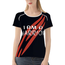 Load image into Gallery viewer, D65 I Am A Warrior Women&#39;s T shirt