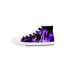 Load image into Gallery viewer, S56 Ying Yang Purplicious Purple Kids Mini High Top Classics