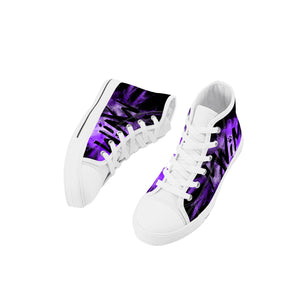 S56 Ying Yang Purplicious Purple Kids Mini High Top Classics